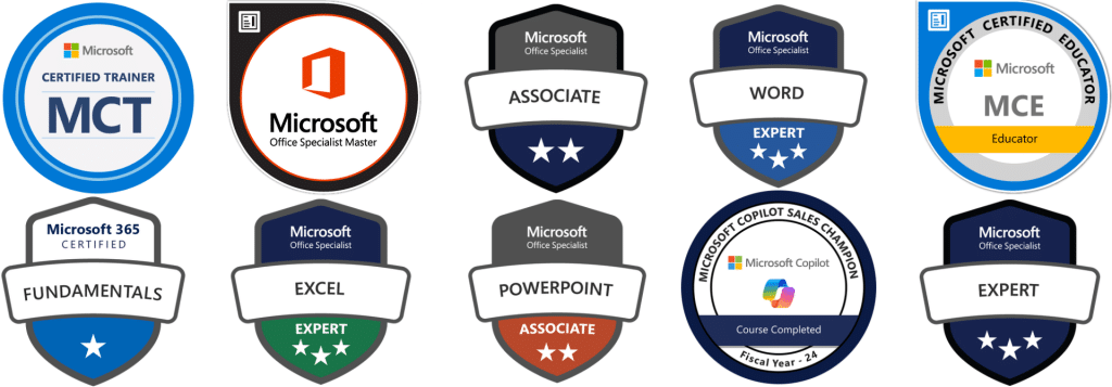 Unsere Consutant haben verschiedene Microsoft Zertifikate